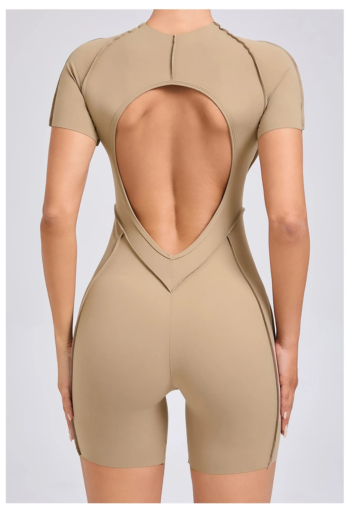 Women’s Backless Scrunch Booty Jumpsuit - yourelevatedwellness