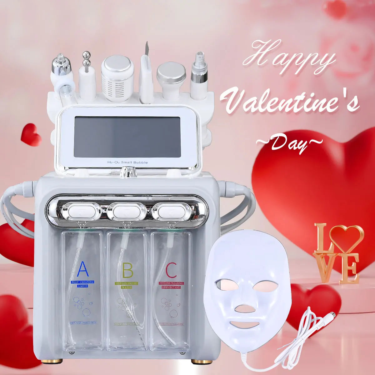 7-in-1 Hydrofacial Machine – H2O2 Aqua Peeling Skin Cleanser - yourelevatedwellness