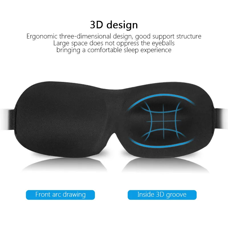 Portable Sleep Mask for Travel & Side Sleepers - yourelevatedwellness