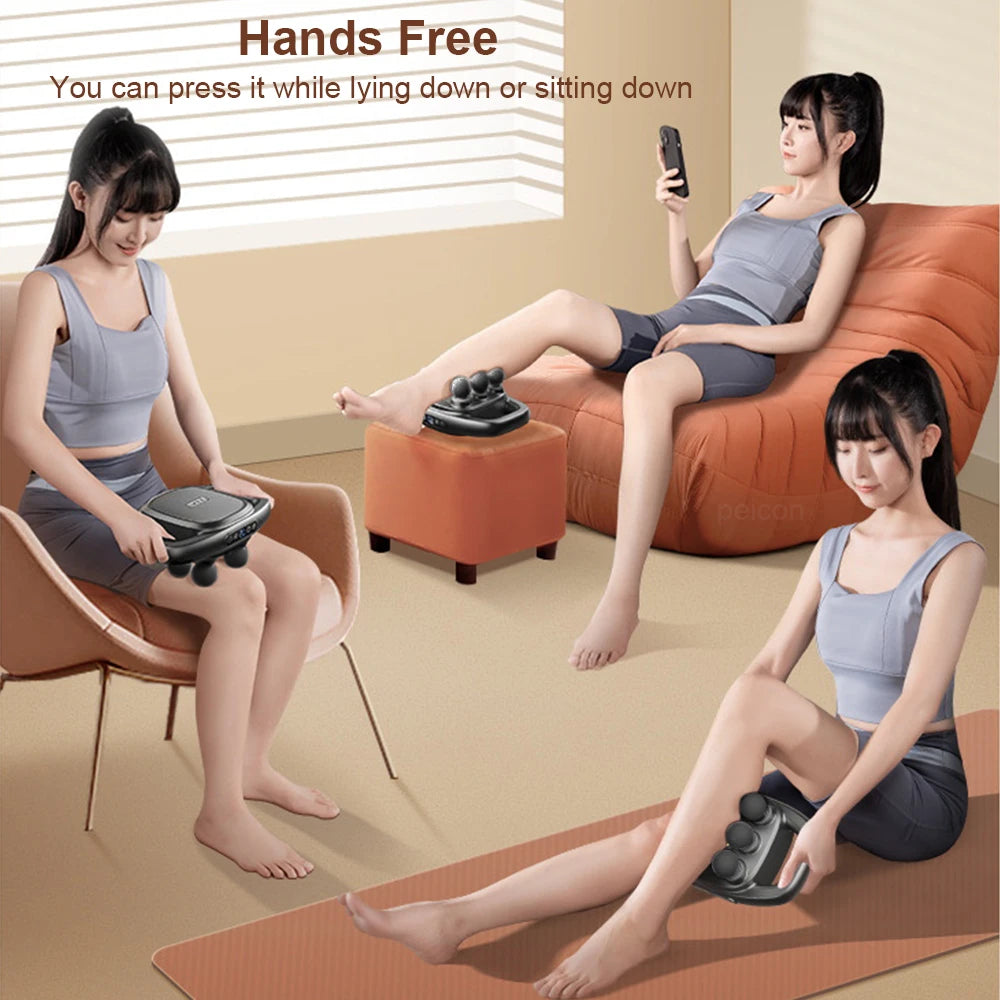 Professional Six-Head Fascia Massage Gun - yourelevatedwellness