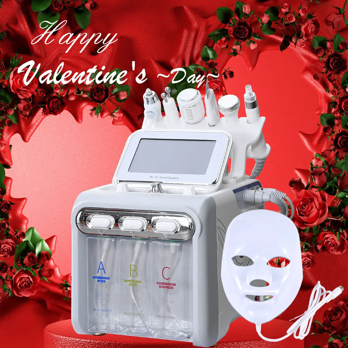 7-in-1 Hydrofacial Machine – H2O2 Aqua Peeling Skin Cleanser - yourelevatedwellness