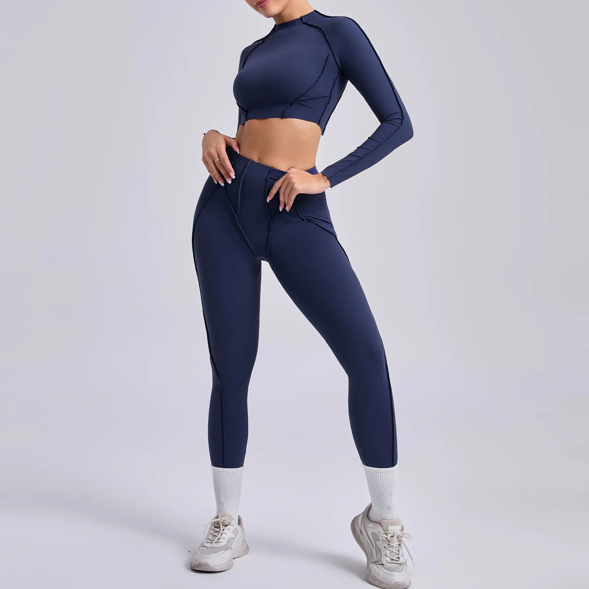Women’s Seamless High-Waist Yoga Set - yourelevatedwellness