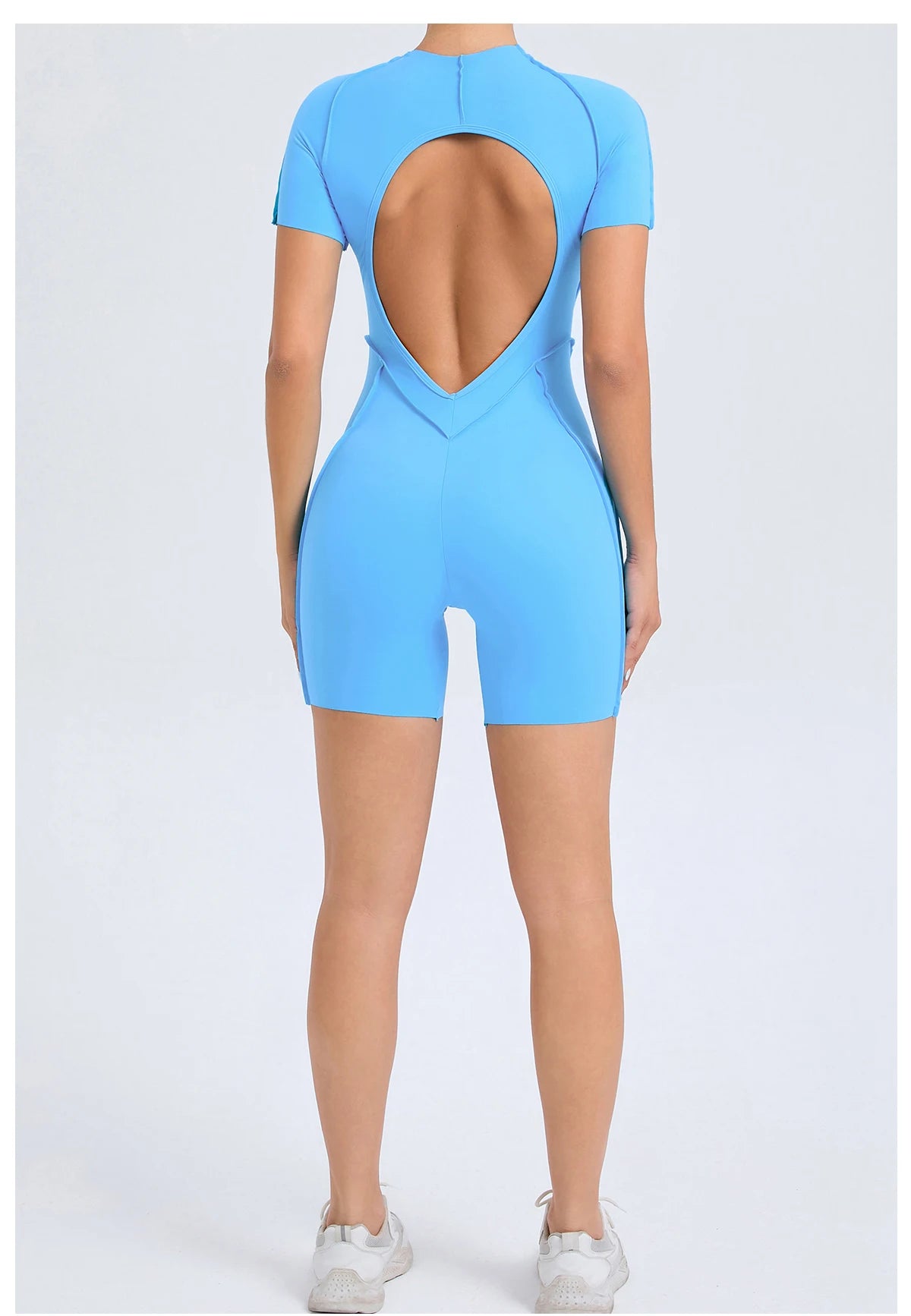 Women’s Backless Scrunch Booty Jumpsuit - yourelevatedwellness