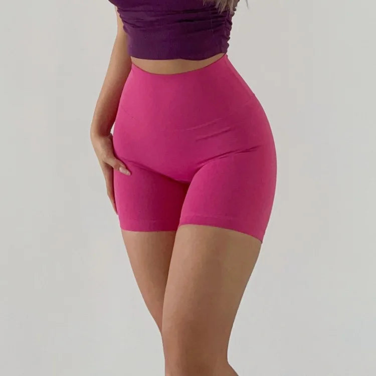 GymHUB Women’s High-Waist Hip-Lift Yoga Shorts - yourelevatedwellness
