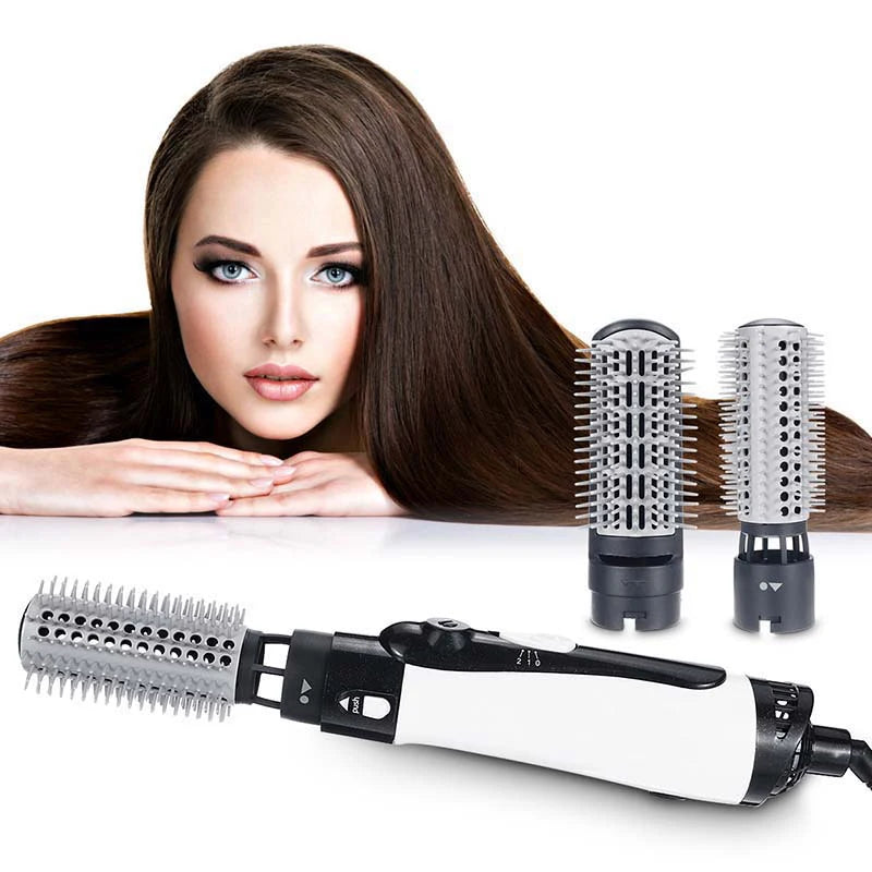 Hair Dryer Brush Professional Hair Straightener Comb Curling Iron Brush Blow Dryer Hair Iron Rotating Hot Air Brush yourelevatedwellness