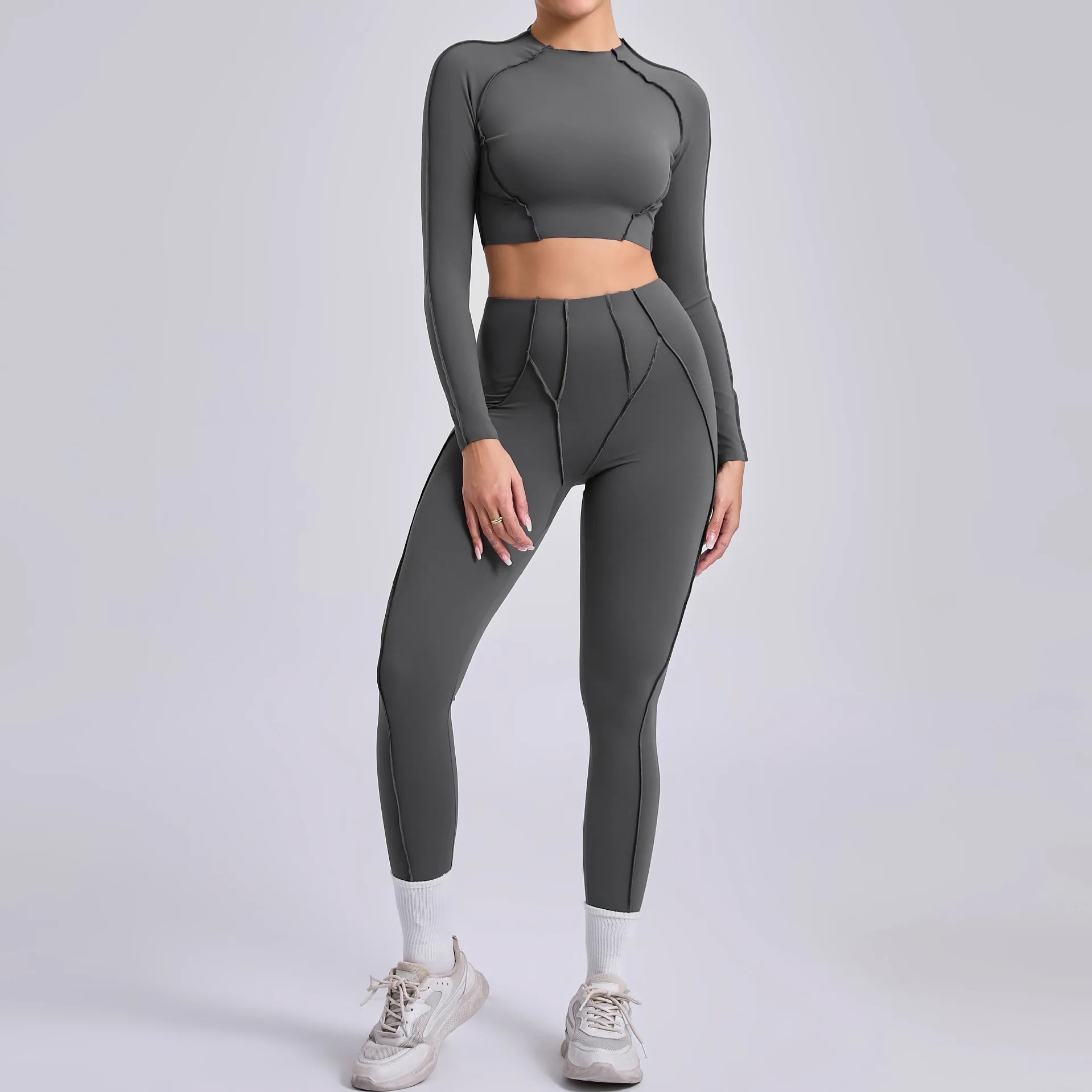 Women’s Seamless High-Waist Yoga Set - yourelevatedwellness