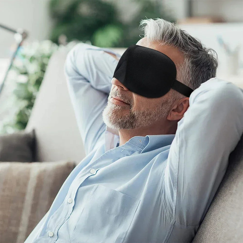 Portable Sleep Mask for Travel & Side Sleepers - yourelevatedwellness
