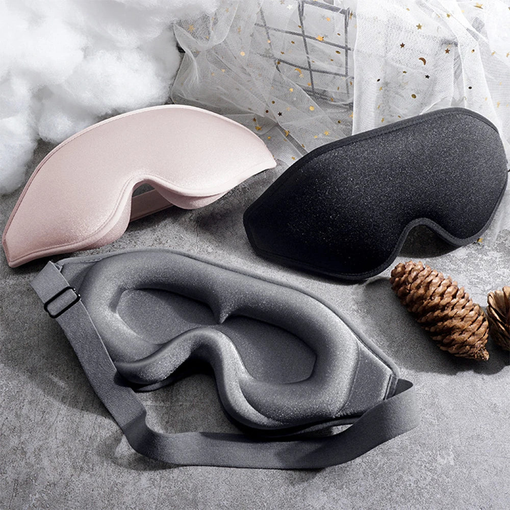 3D Memory Foam Sleep Mask Eye Cover - yourelevatedwellness