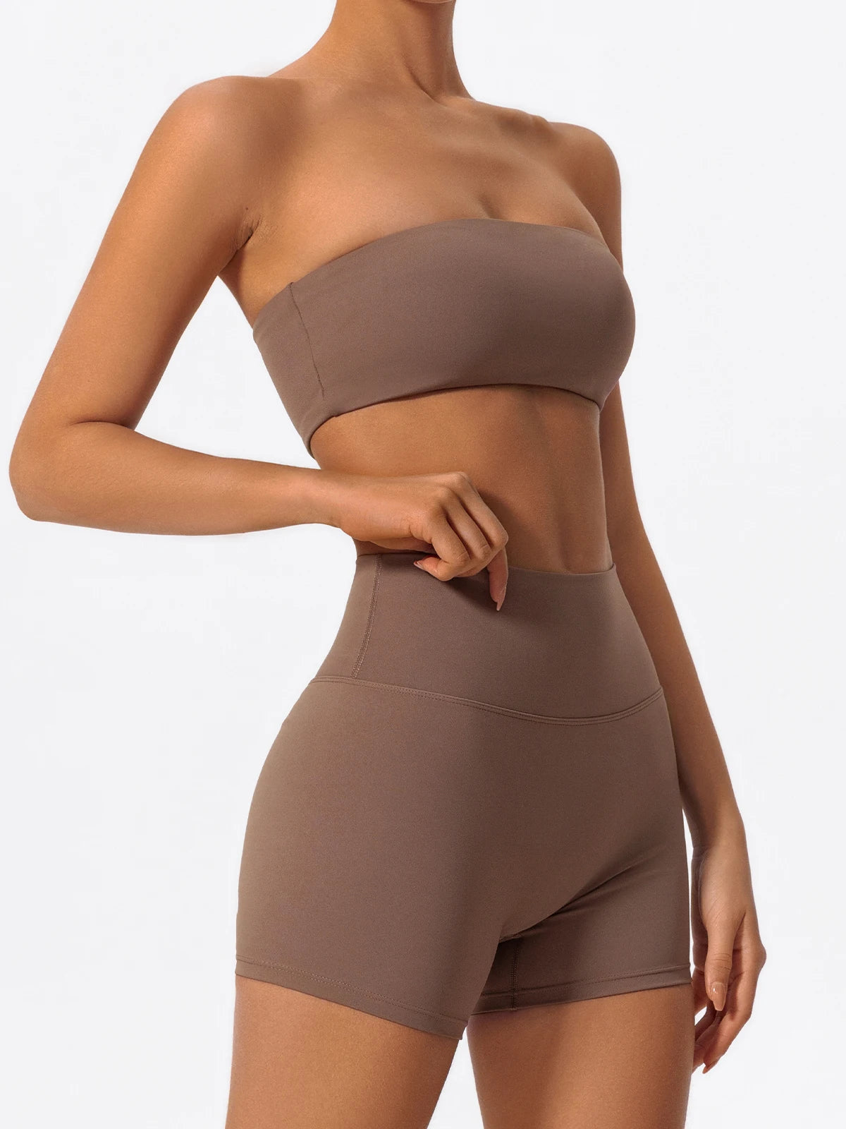 Women’s 2-Piece Strapless Fitness Set - yourelevatedwellness