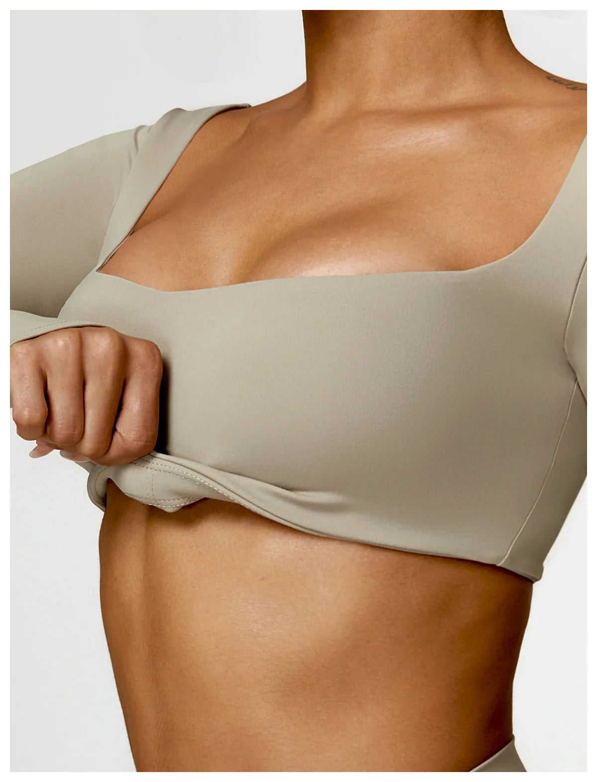 Women’s Quick-Dry Square Neck Gym Top - yourelevatedwellness
