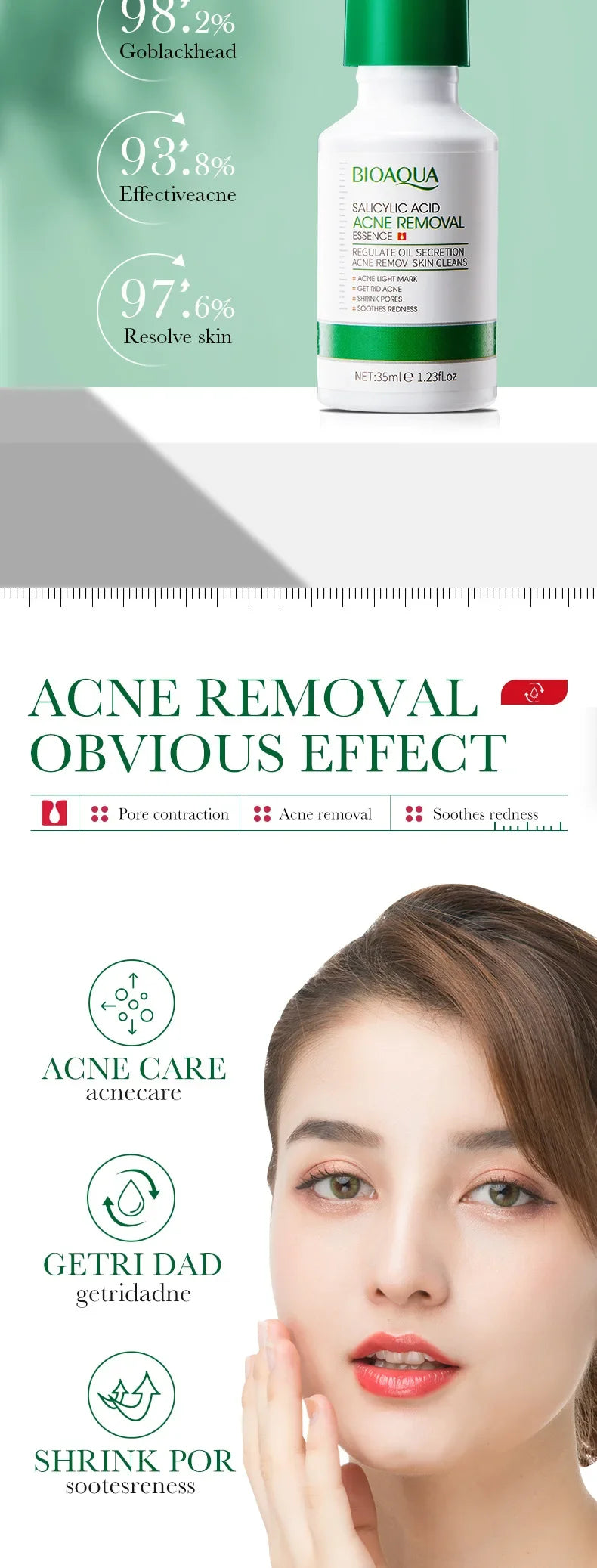 BIOAQUA Salicylic Acid Acne Serum - yourelevatedwellness