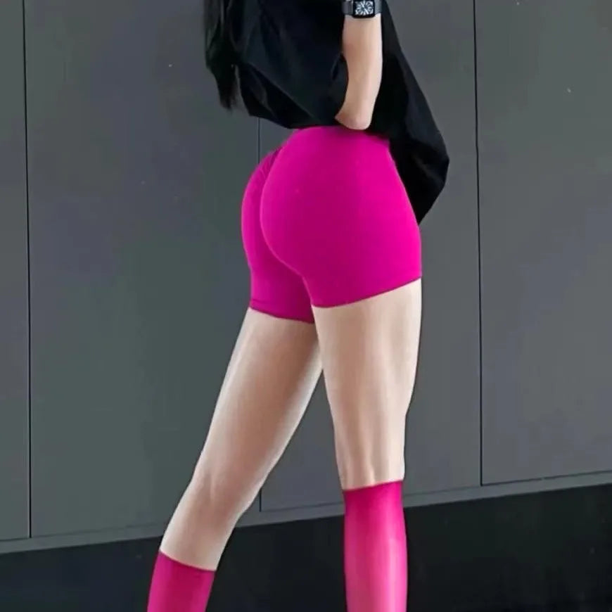 Women’s High-Waist Seamless Fitness Shorts - yourelevatedwellness