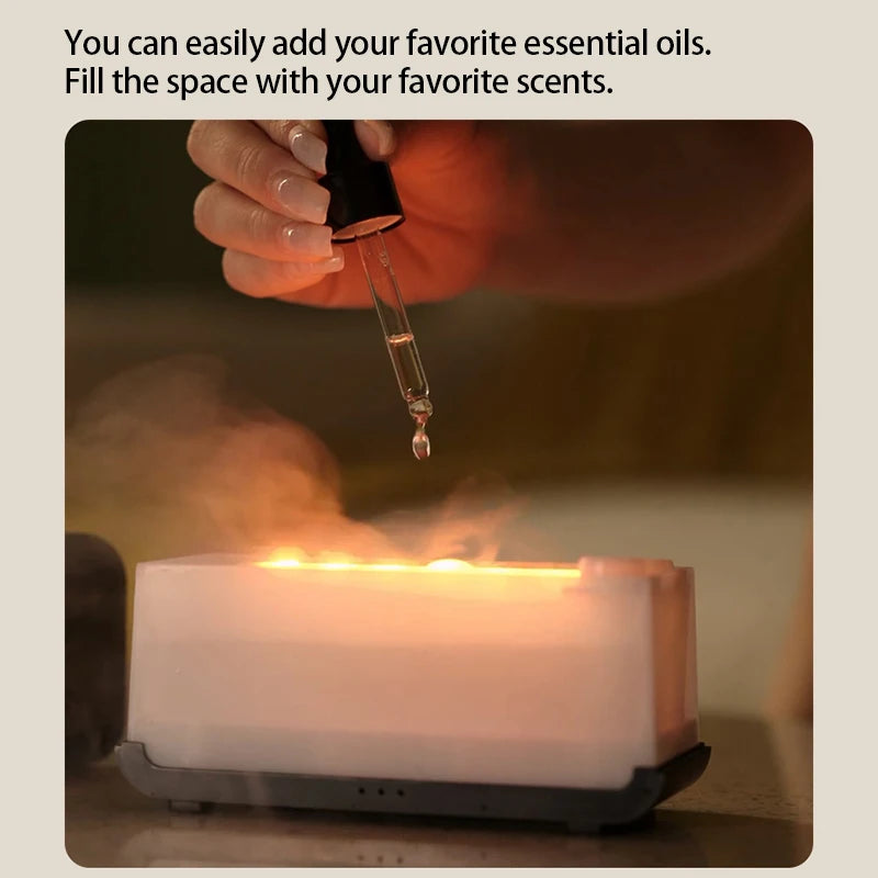 Mini Flame LED Aromatherapy Diffuser - yourelevatedwellness