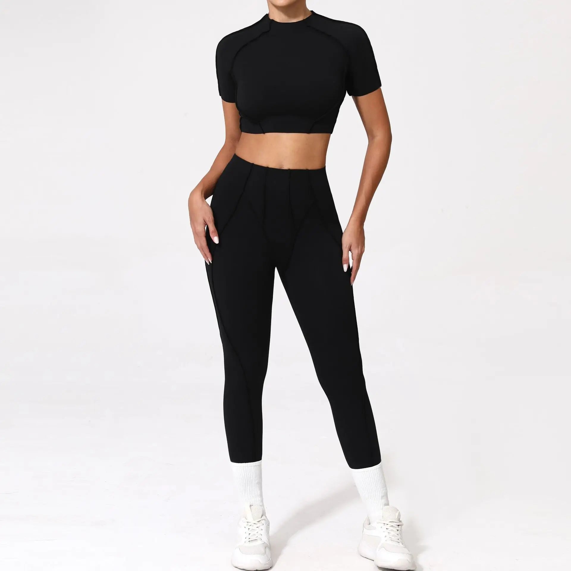 Women’s Seamless High-Waist Yoga Set - yourelevatedwellness