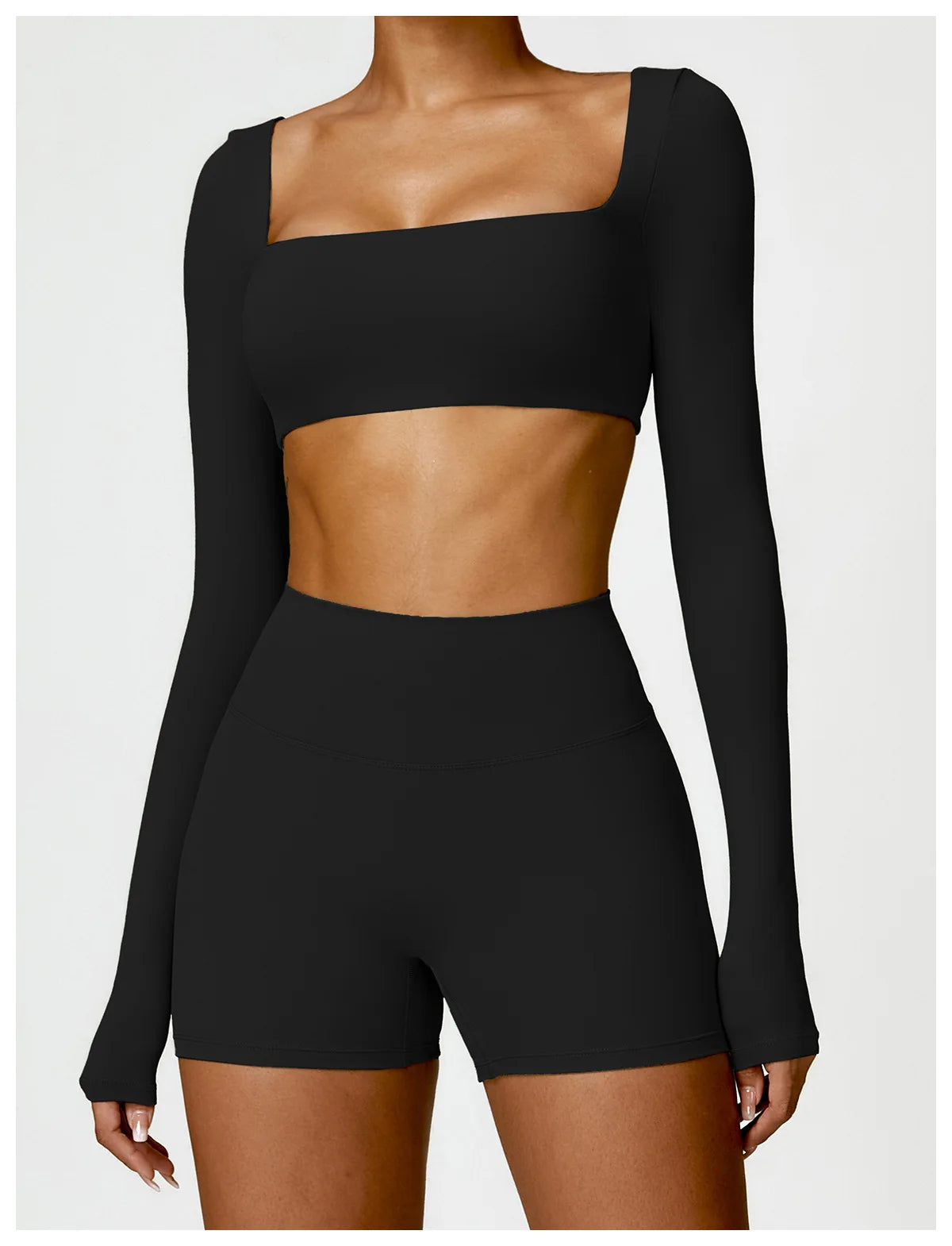 Women’s Quick-Dry Square Neck Gym Top - yourelevatedwellness