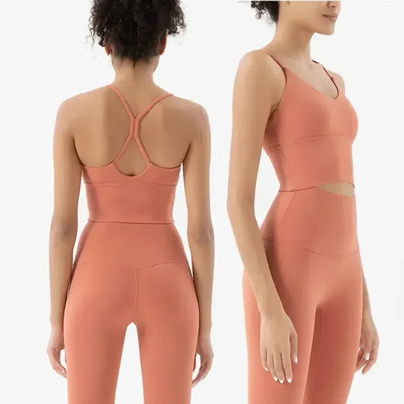 Women’s 2-Piece Gym Set – Sports Bra & Leggings - yourelevatedwellness