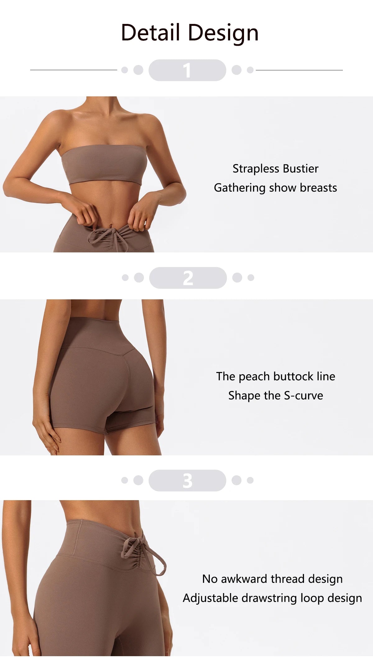 Women’s 2-Piece Strapless Fitness Set - yourelevatedwellness