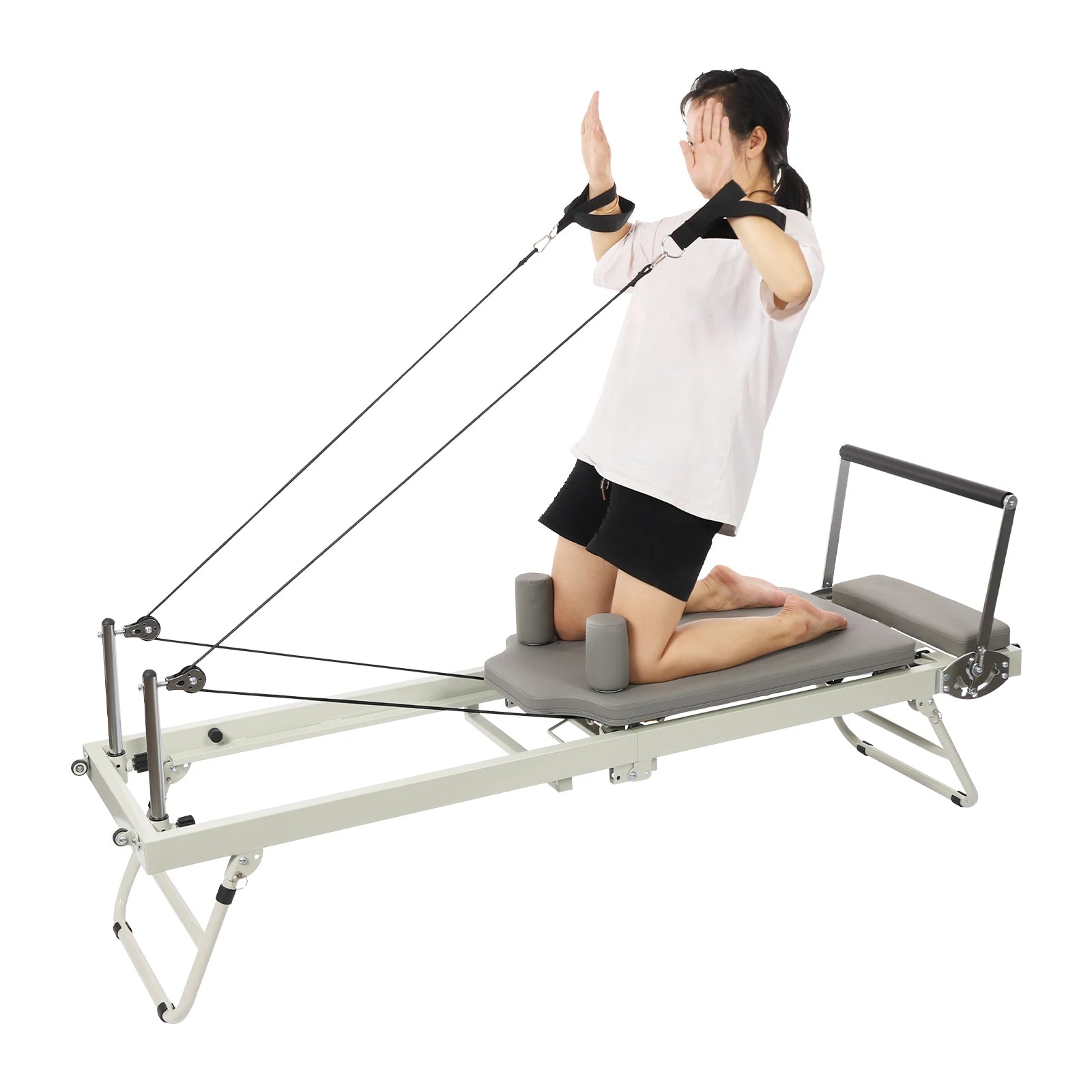 Foldable Steel Pilates Reformer Machine - yourelevatedwellness