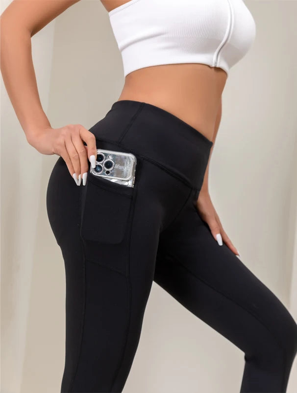 Women’s High-Waist Gym Leggings – Cropped Yoga Pants - yourelevatedwellness