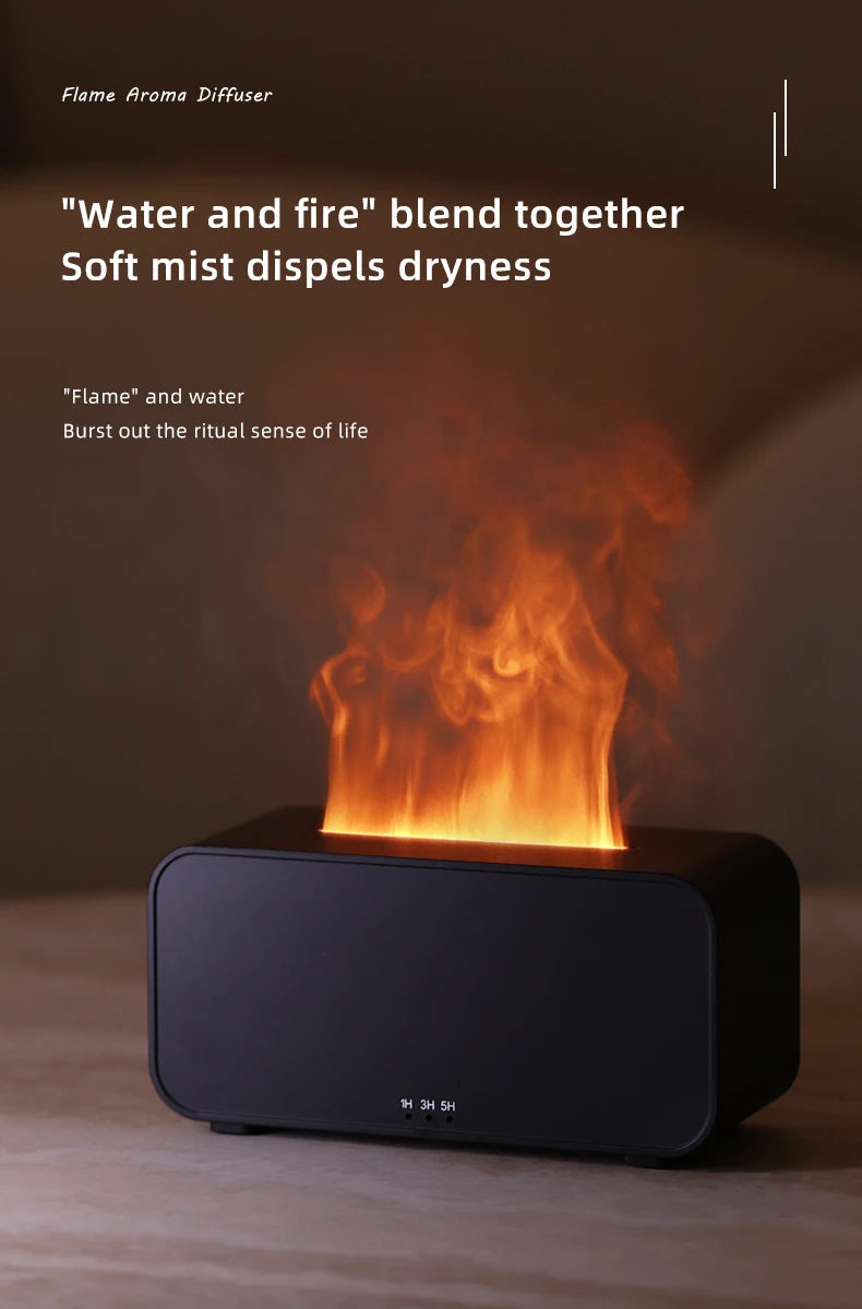 Mini Flame LED Aromatherapy Diffuser - yourelevatedwellness