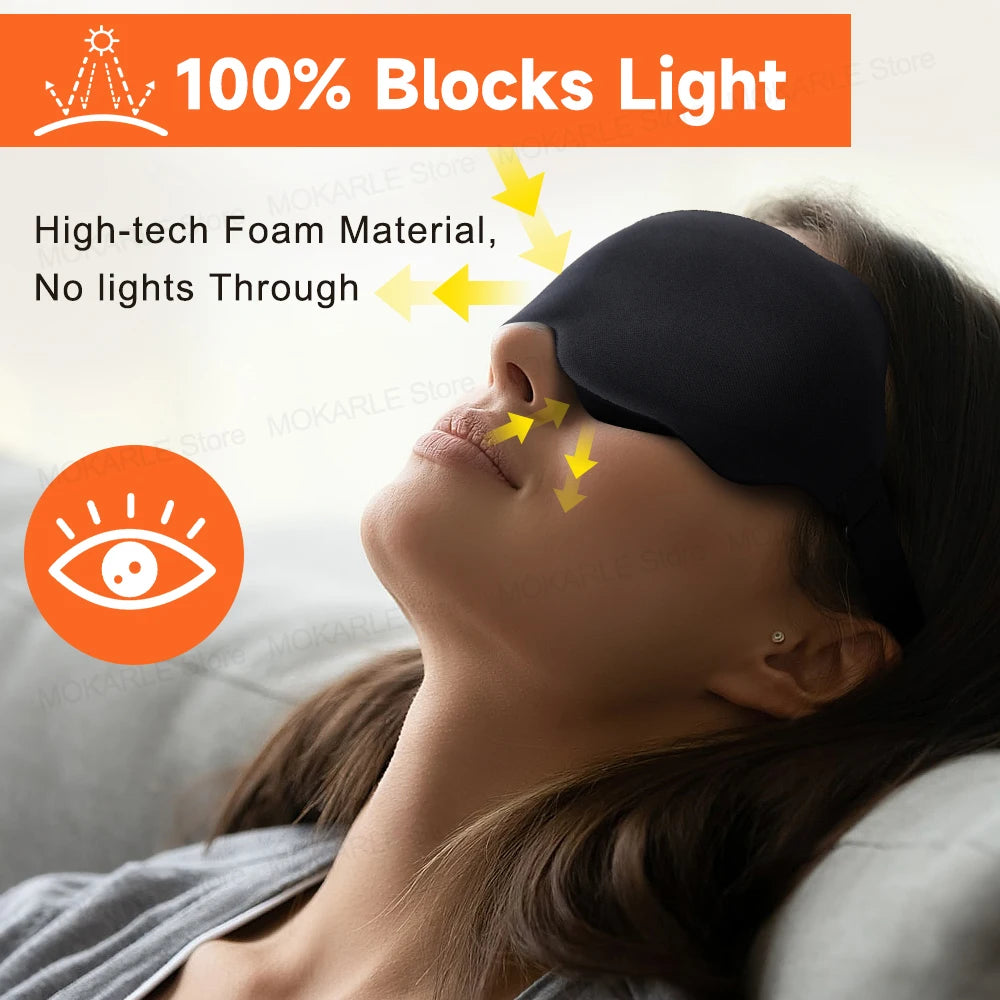 3D Soft Sleep Mask for Travel - yourelevatedwellness