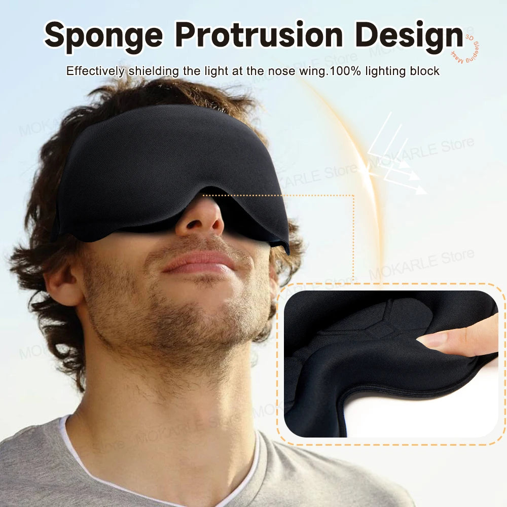 3D Soft Sleep Mask for Travel - yourelevatedwellness