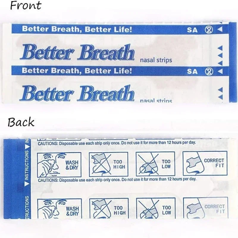 Breathable Anti-Snoring Nasal Strips (100/200/300pcs) - yourelevatedwellness