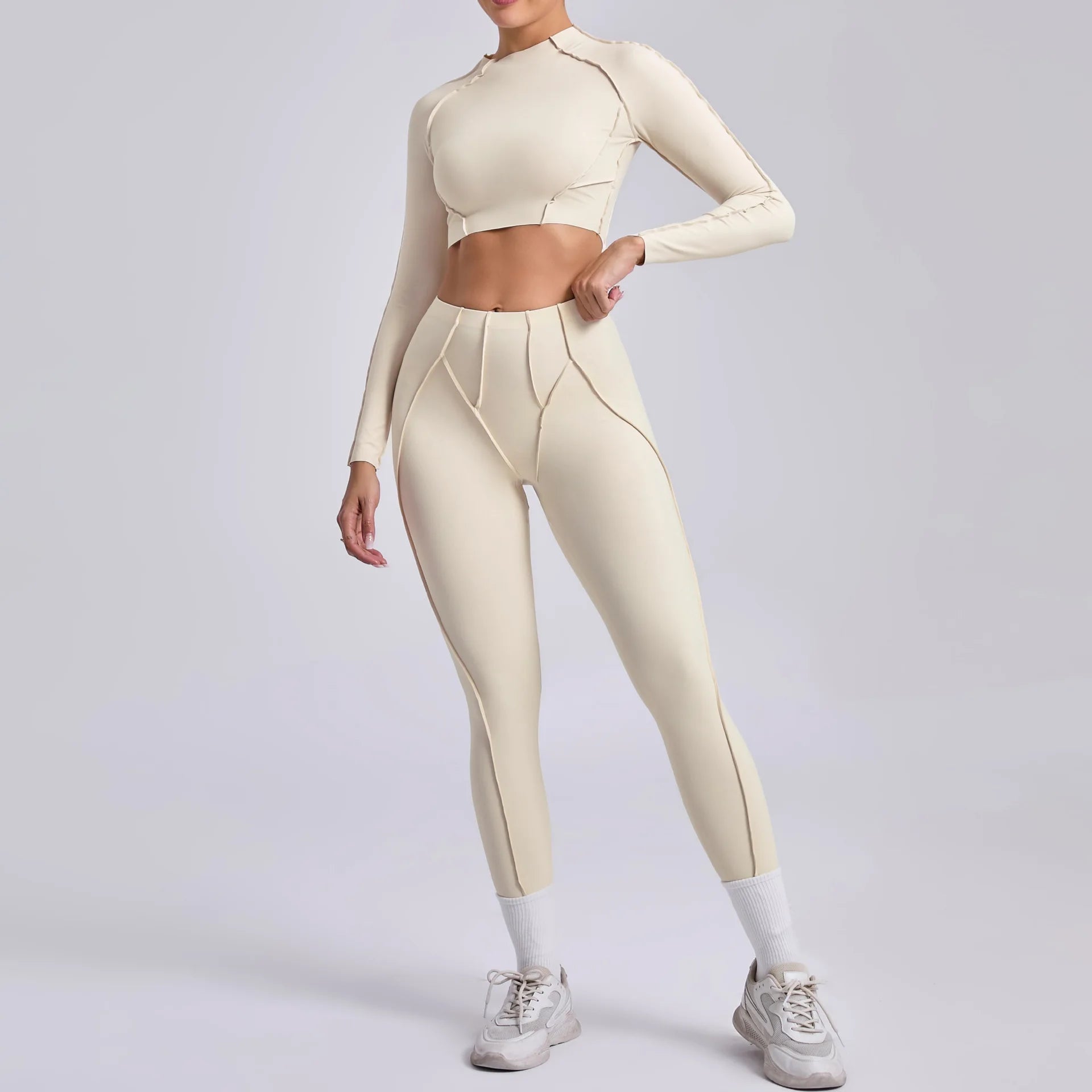 Women’s Seamless High-Waist Yoga Set - yourelevatedwellness