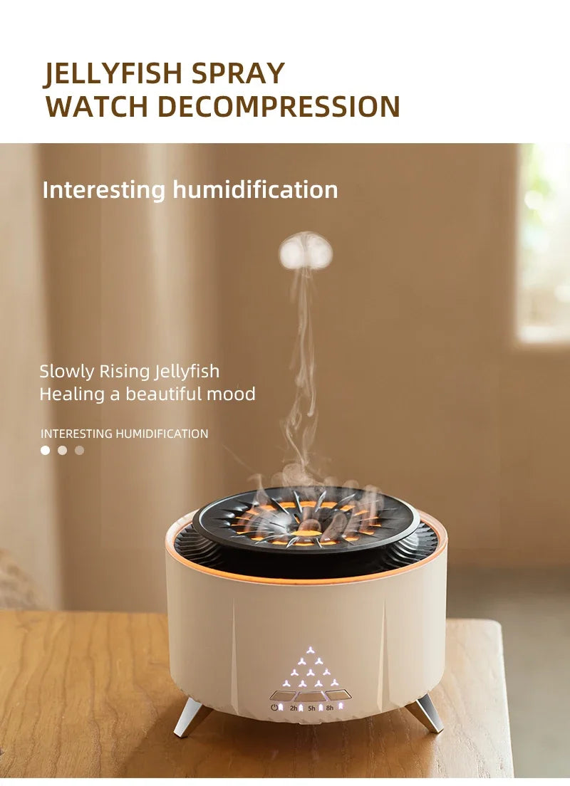 350ml Jellyfish Essential Oil Diffuser for Large Rooms - yourelevatedwellness