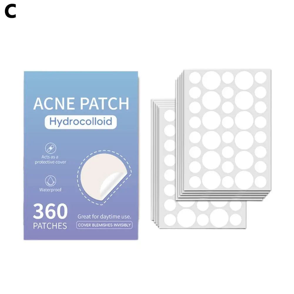 262/360Pcs Cute Colorful Pimple Patches Acne Treatment Stickers Invisible Acne Cover Face Spot Pimple Patch Skin Care Makeup yourelevatedwellness