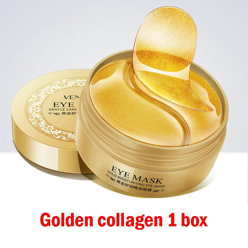 Gold Collagen Eye Mask – 60pcs Anti-Dark Circle & Firming Patches - yourelevatedwellness