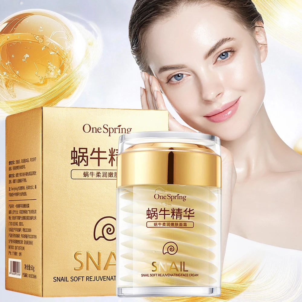 Snail Collagen Face Cream Facial Serum Firming Nourishing Moisture Repair Face Damaged Lift Firm Smooth Skin Korean Skin Care yourelevatedwellness