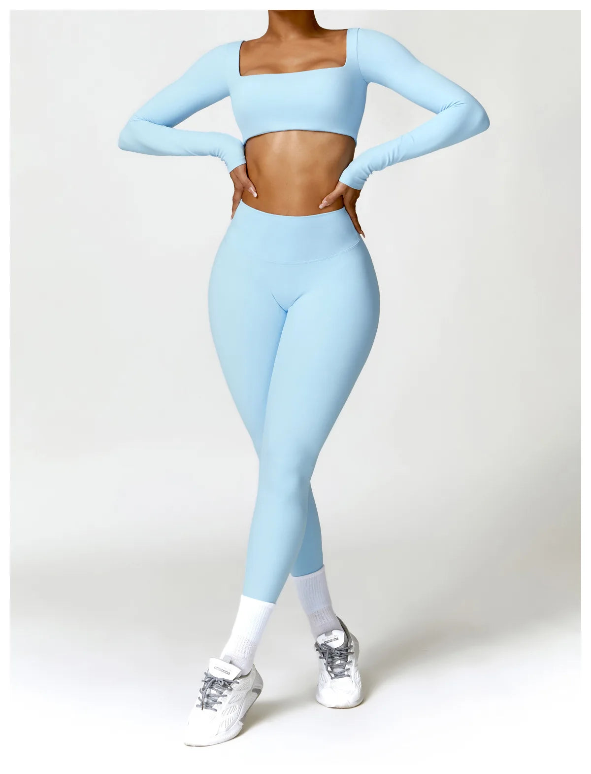 Women’s Quick-Dry Square Neck Gym Top - yourelevatedwellness