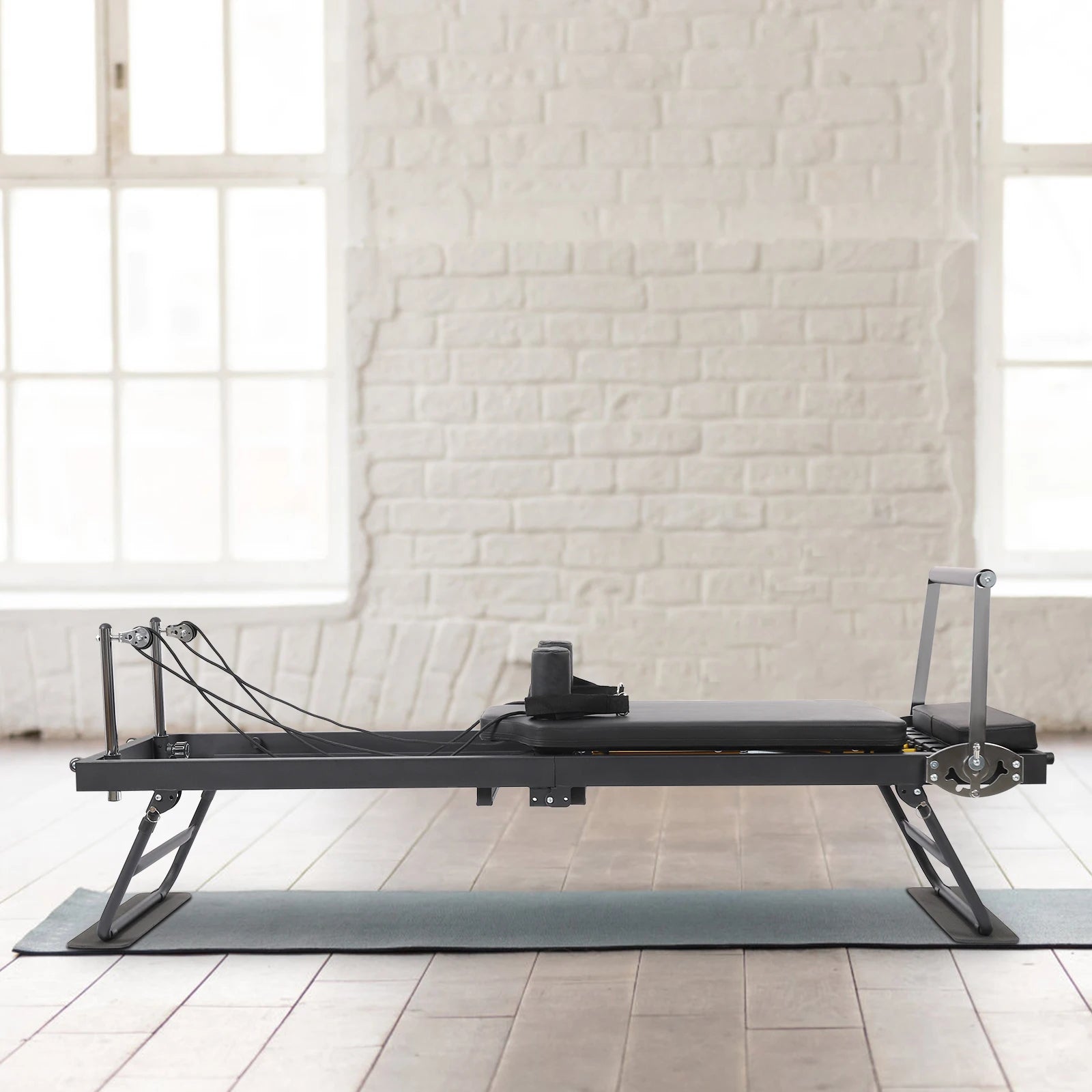 Foldable Steel Pilates Reformer Machine - yourelevatedwellness