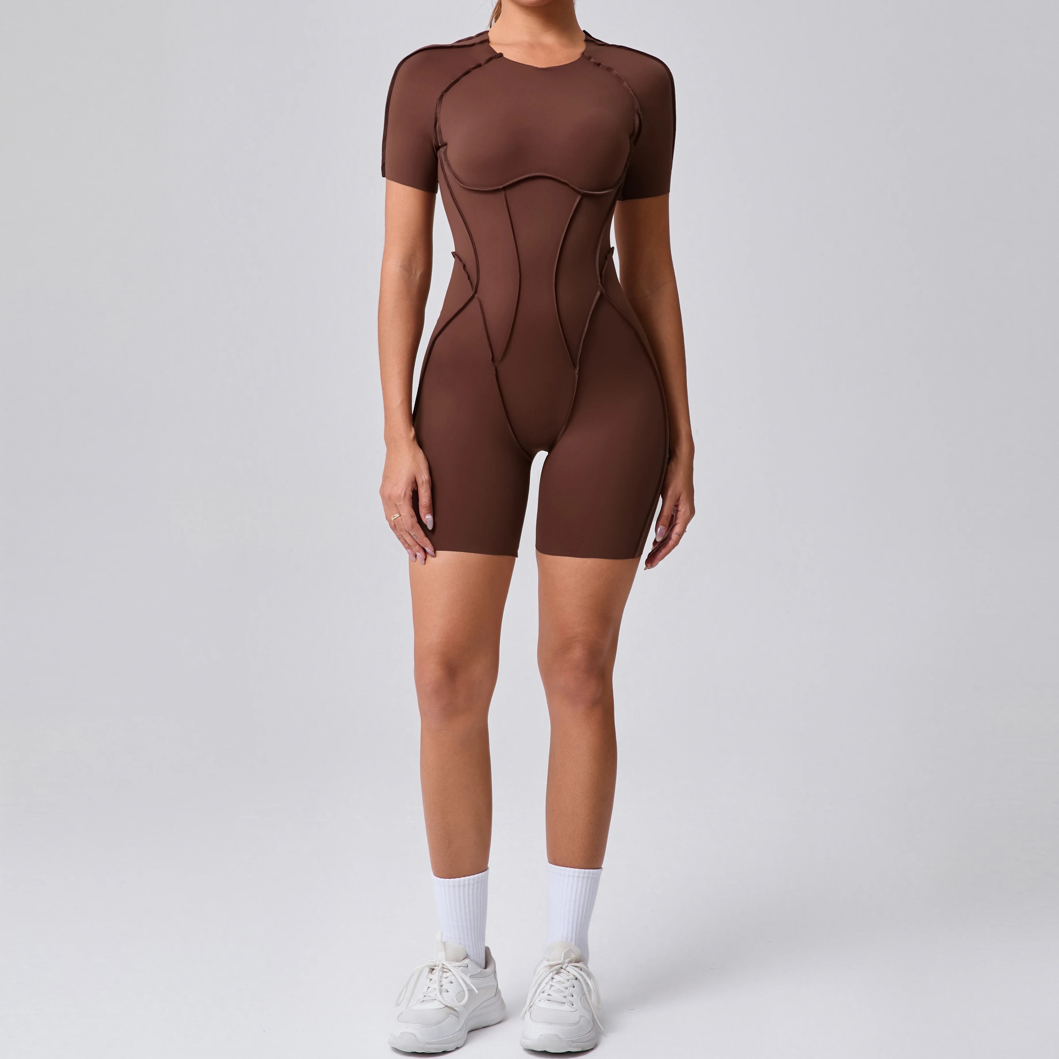 Women’s Backless Scrunch Booty Jumpsuit - yourelevatedwellness