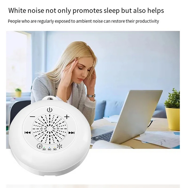 BTLIFE-White Noise Sound Machine Kids Sleep Sound Player With Colorful Light Timer Noise Player Timed Shutdown For Baby Adult yourelevatedwellness
