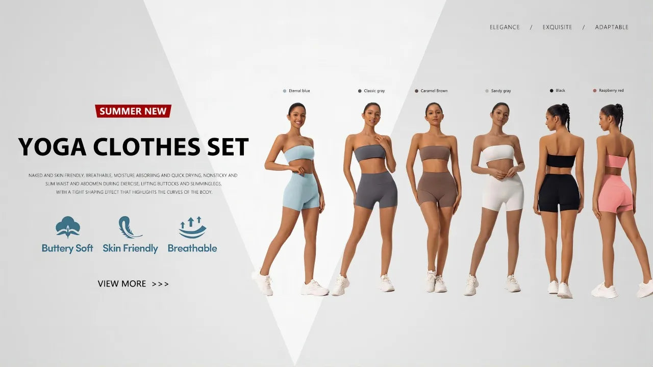 Women’s 2-Piece Strapless Fitness Set - yourelevatedwellness