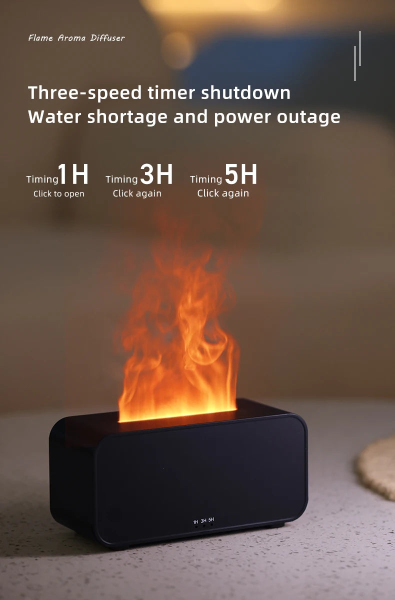 Mini Flame LED Aromatherapy Diffuser - yourelevatedwellness