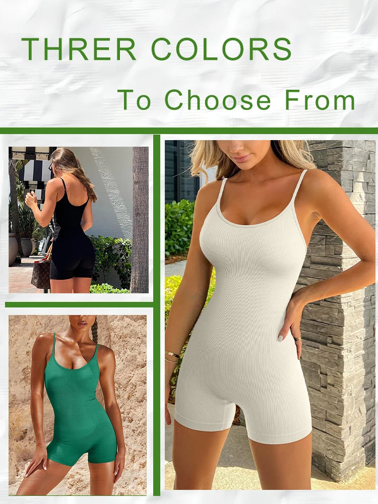 Women’s High-Waist Seamless Yoga Jumpsuit - yourelevatedwellness