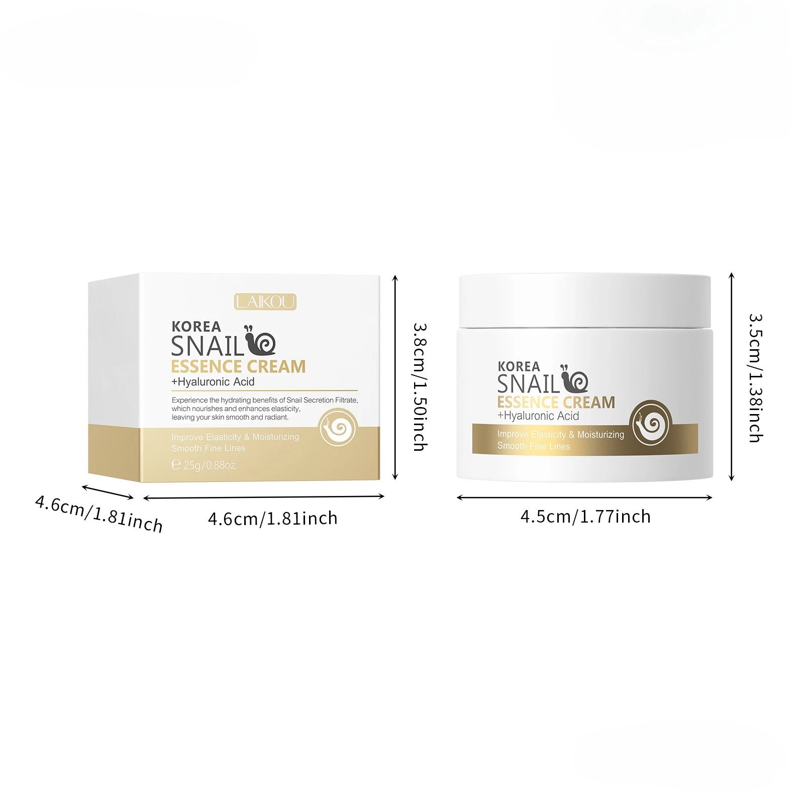 Snail Collagen Face Cream Facial Serum Firming Nourishing Moisture Repair Face Damaged Lift Firm Smooth Skin Korean Skin Care yourelevatedwellness