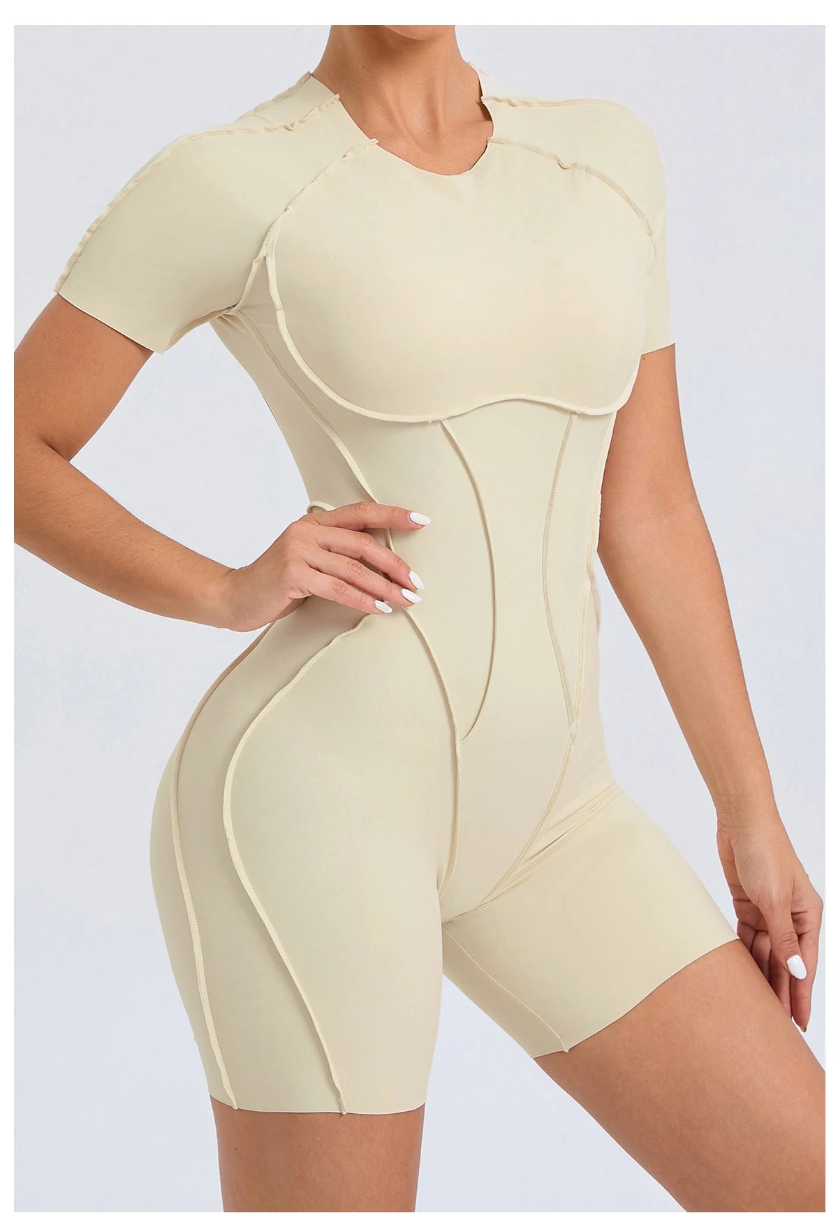 Women’s Backless Scrunch Booty Jumpsuit - yourelevatedwellness