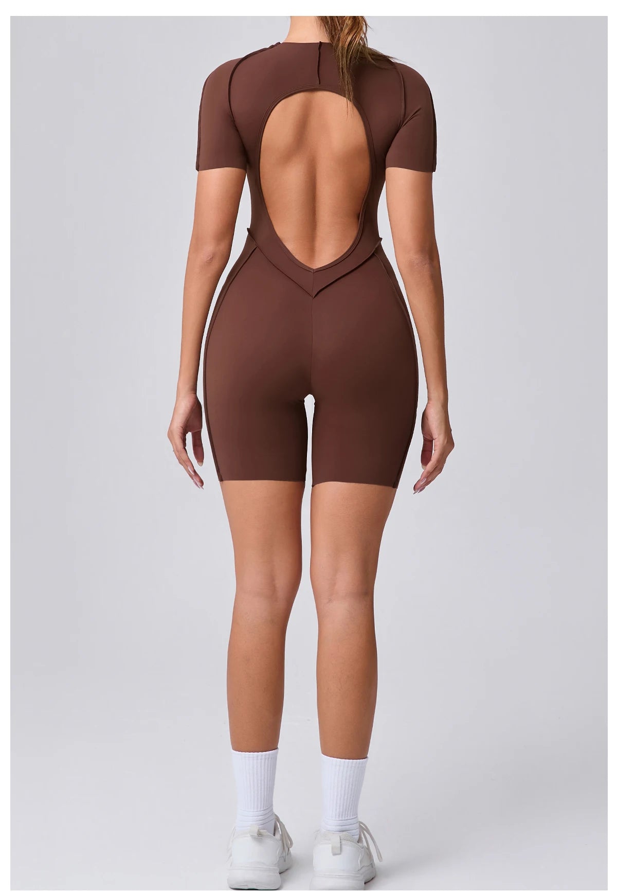 Women’s Backless Scrunch Booty Jumpsuit - yourelevatedwellness