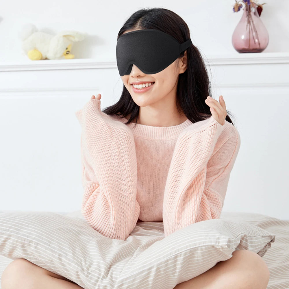3D Memory Foam Sleep Mask Eye Cover - yourelevatedwellness