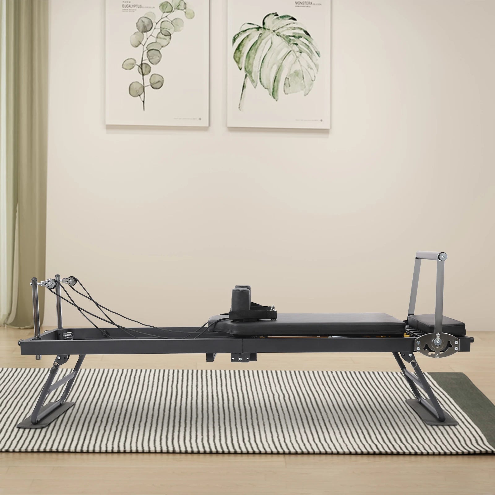 Foldable Steel Pilates Reformer Machine - yourelevatedwellness