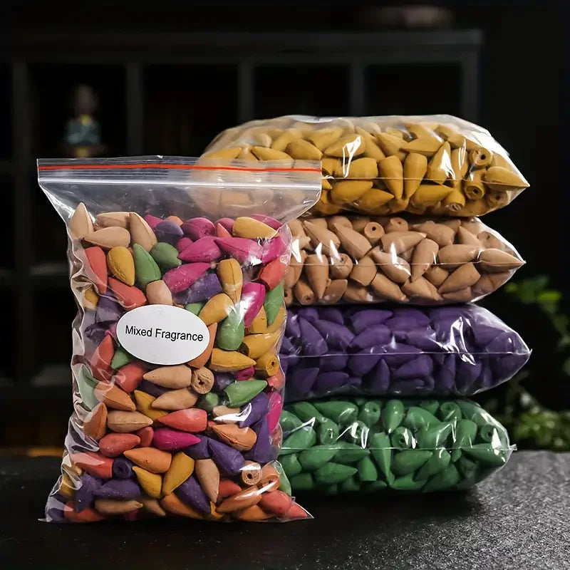 Mixed Scent Backflow Incense Cones for Yoga & Home - yourelevatedwellness