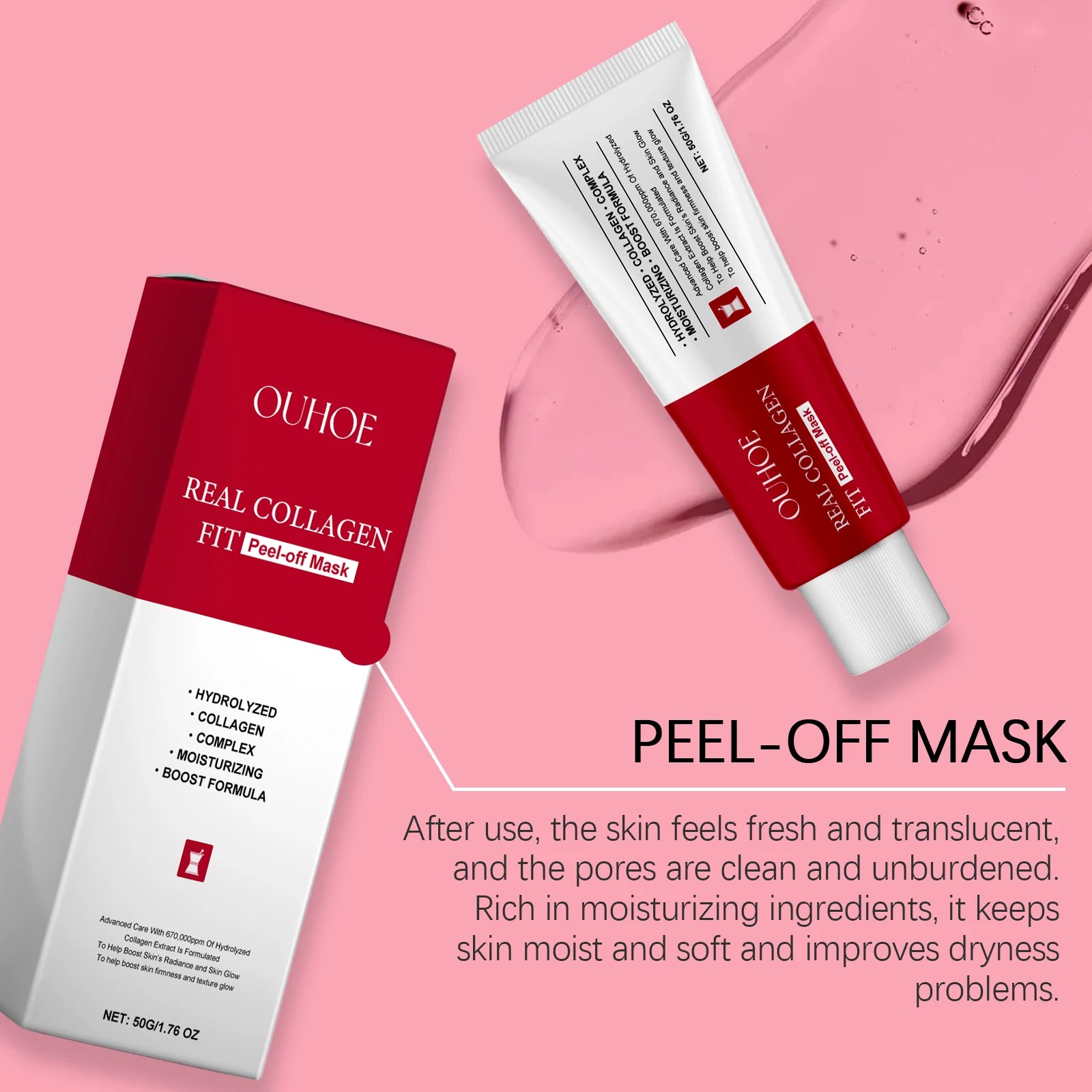 Collagen Peel-Off & Overnight Wrapping Mask – Hydrating K-Beauty Care - yourelevatedwellness