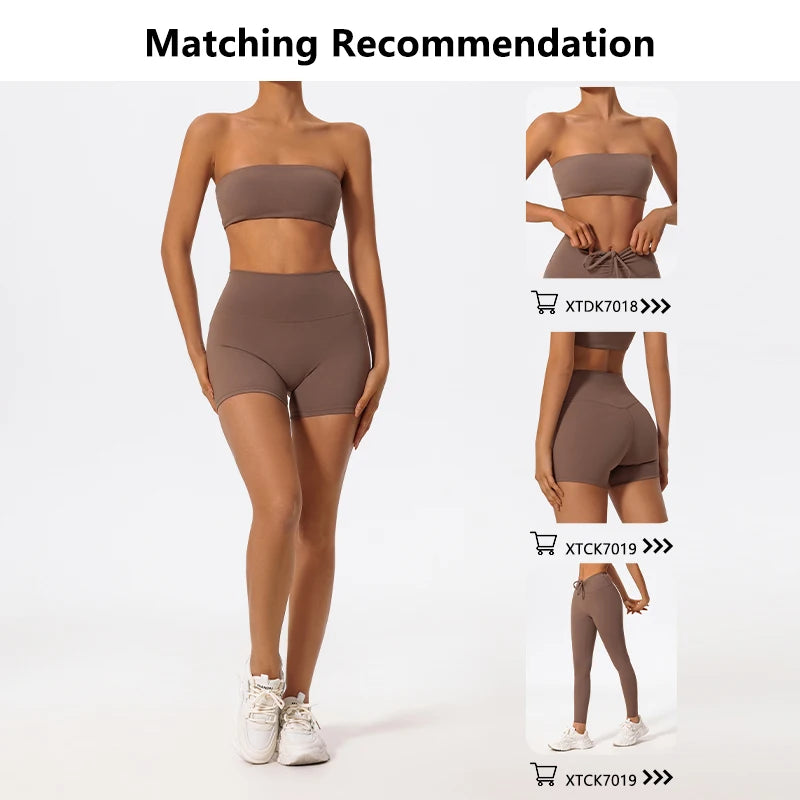Women’s 2-Piece Strapless Fitness Set - yourelevatedwellness