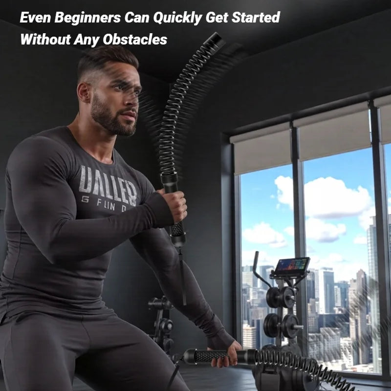 Ergonomic Strength Training Bar – Biceps & Triceps Muscle Trainer - yourelevatedwellness