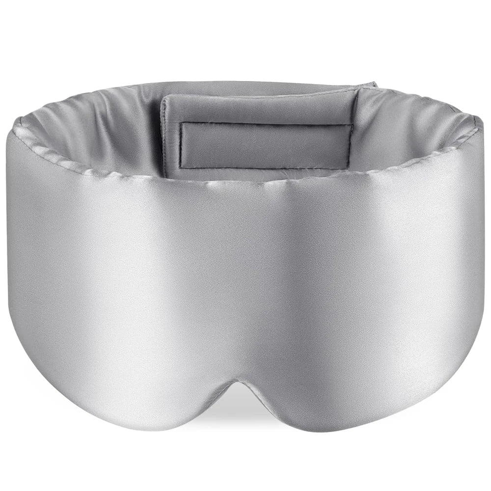100% Mulberry Silk Sleep Mask Eyepatch - yourelevatedwellness