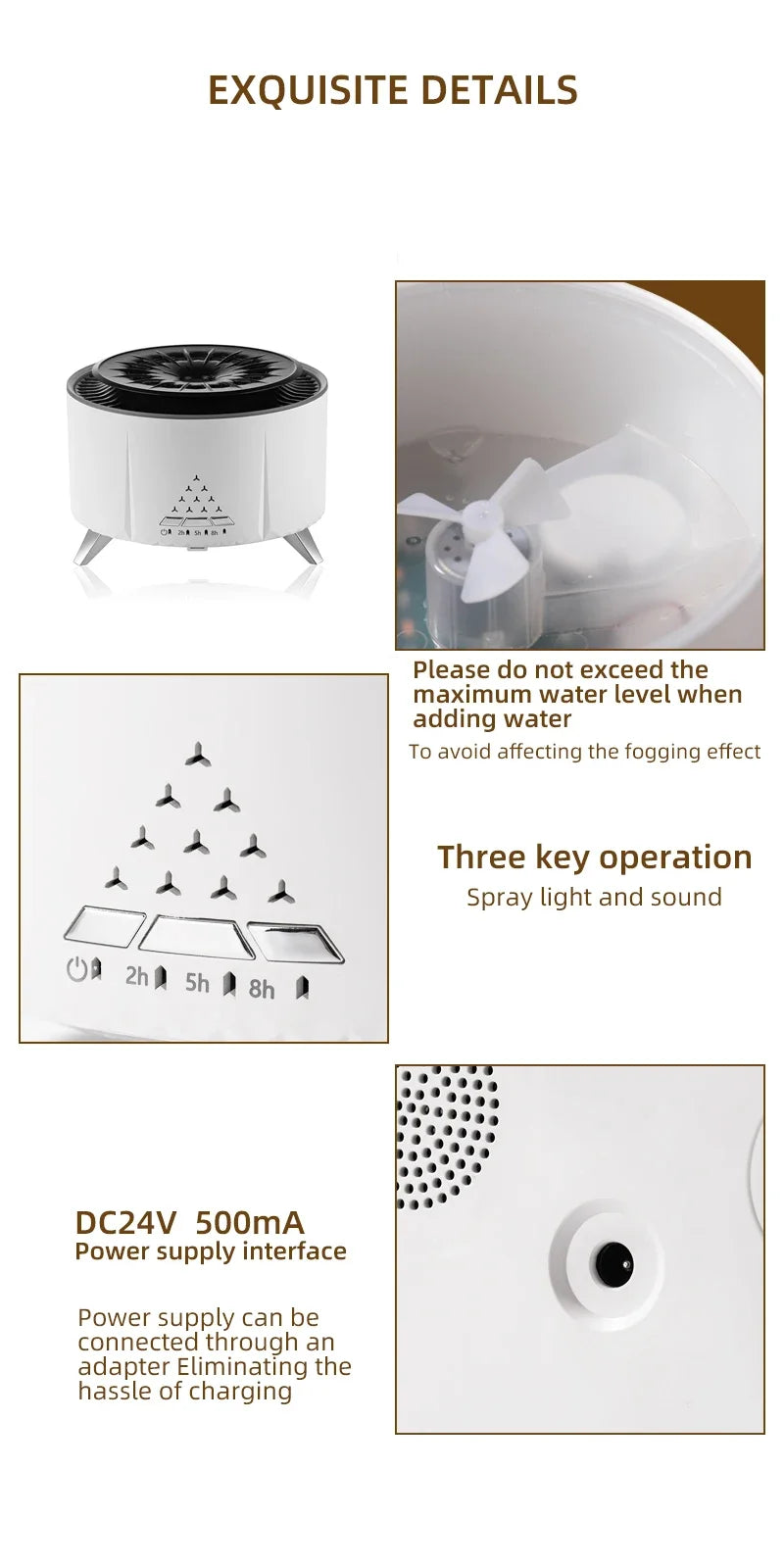 350ml Jellyfish Essential Oil Diffuser for Large Rooms - yourelevatedwellness